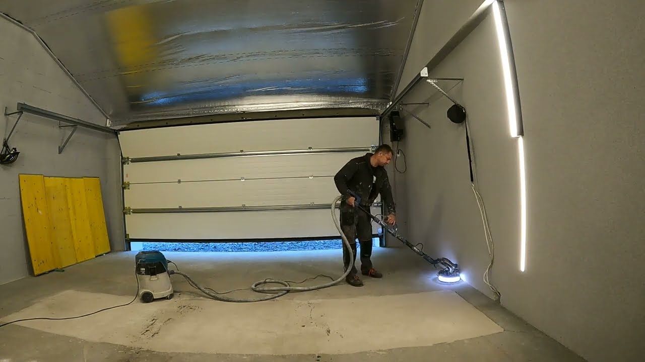 Co się dzieje na robocie?-Malowanie posadzki w garażu?!