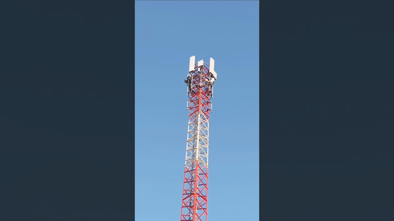 MOBILE TELECOM 5G TOWER #fyp #mobile #tower #telecom #5g #smart #phone #technology #youtube #shorts