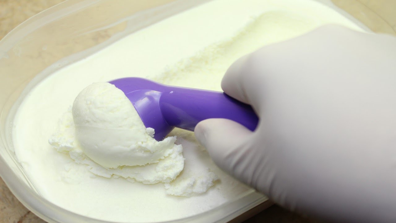 طريقة عمل ايس كريم الفانيليا في البيت مثل الجاهز بدون ماكينة الايس كريم - Vanilla Ice Cream
