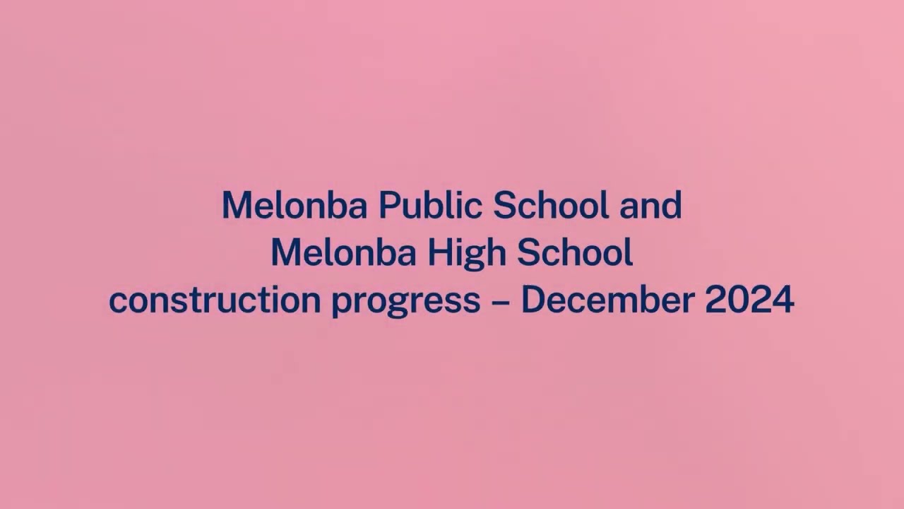 Melonba High School and Public School project update - December 2024