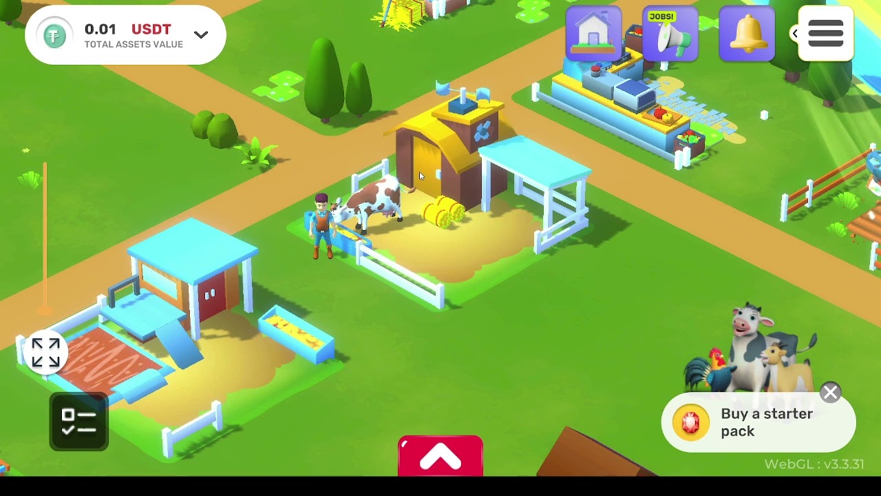 Играйте в игру «Зарабатывайте»: как начать играть в CROPBYTES без вложений #cropbytes