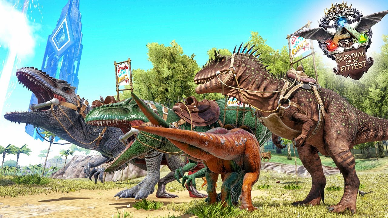2 Giga Dragon Charcha Army ARK PVP 🔥🔥🔥 : ARK Survival of the Fittest : ARK Noob PVP : This ARK PVP