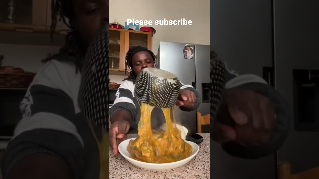 #short this is how African eat fufu #shorts follow for more