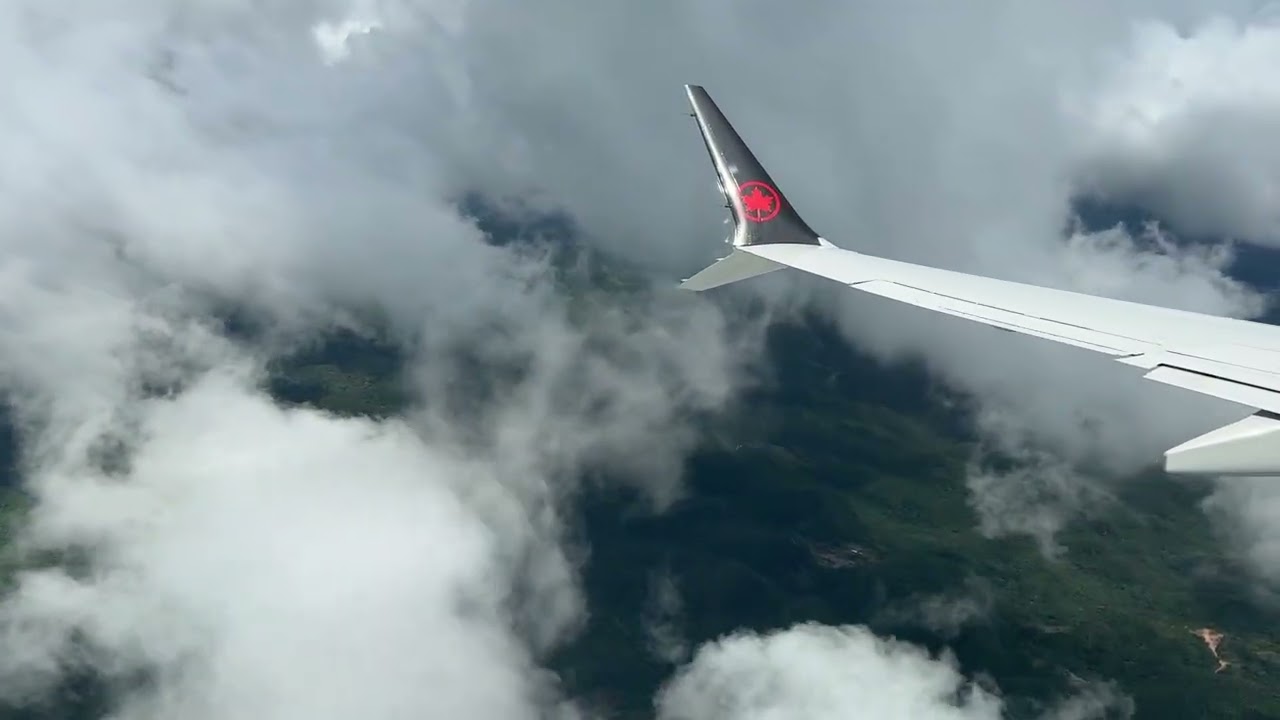 Landing @Norman Manley International Airport on Air Canada - Kingston Jamaica October 14, 2025