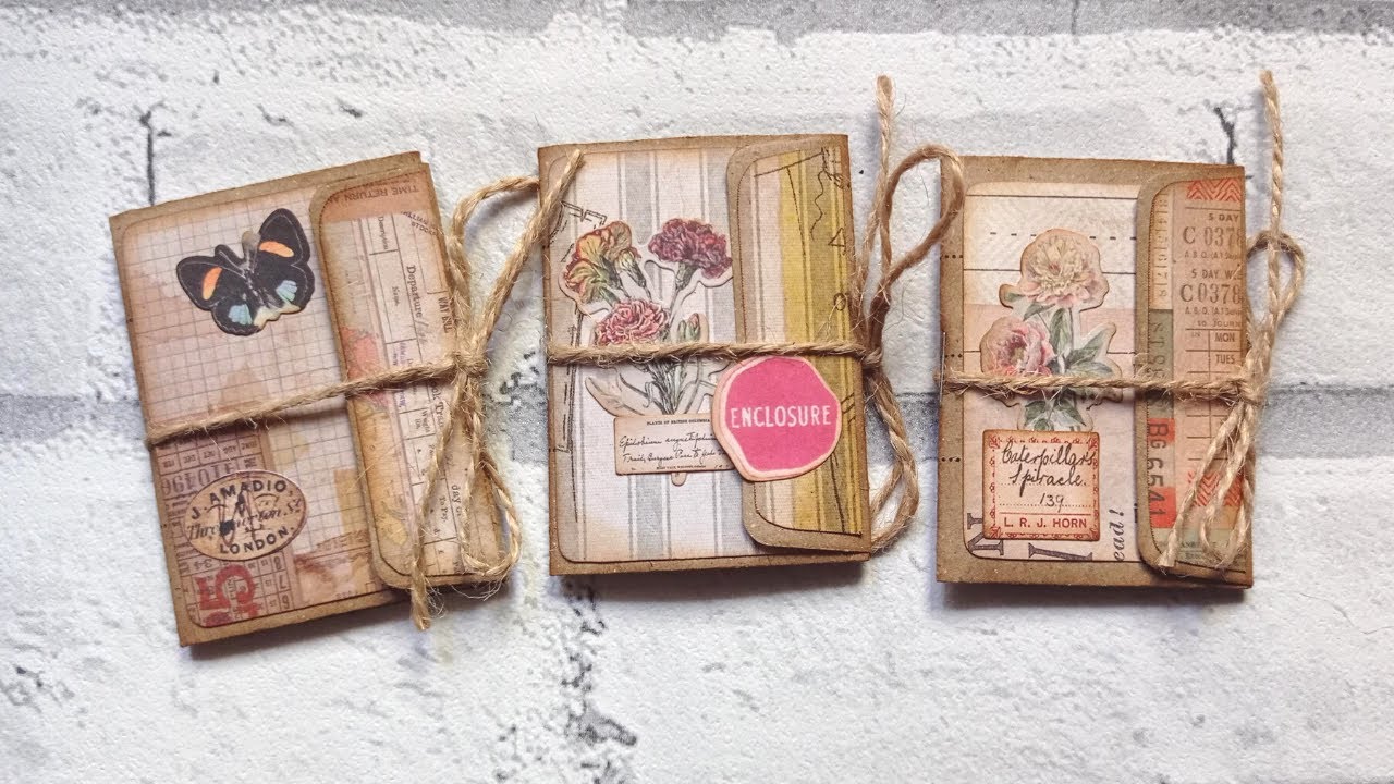 Mini Coin Envelope Journal - Super Easy