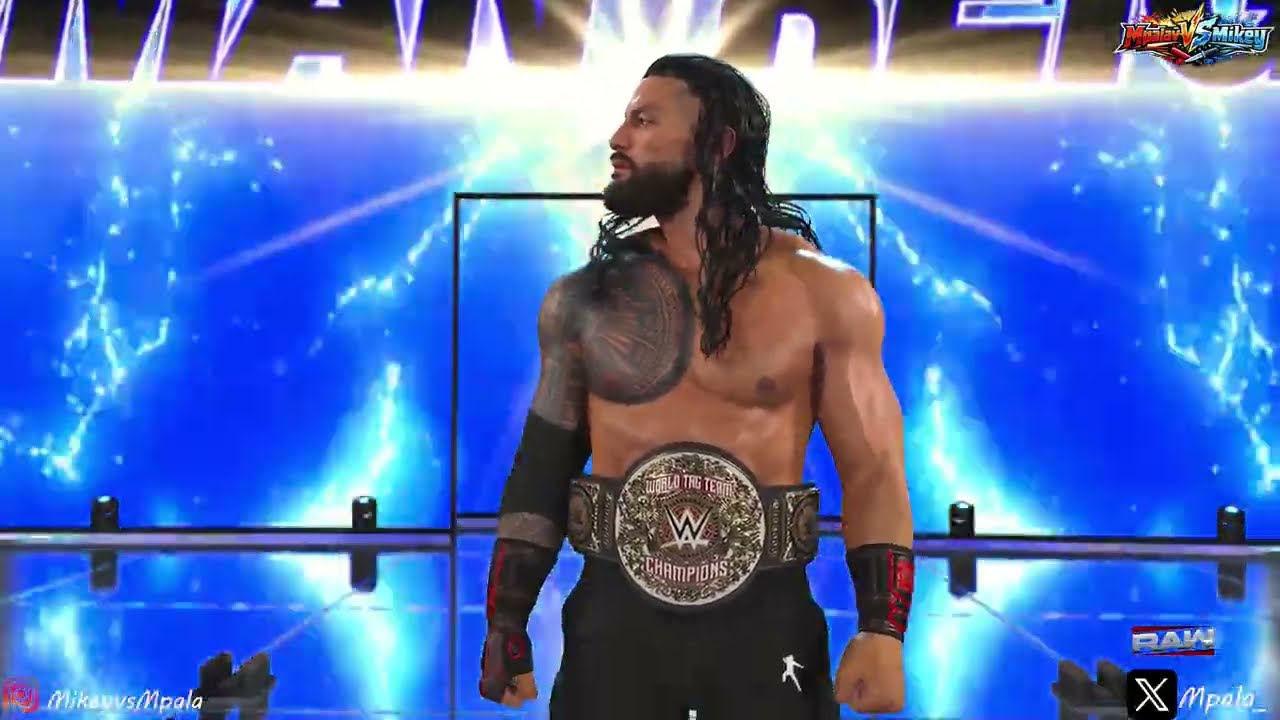 WWE 2K26 - Roman Reigns & Goldberg vs Gunther & Brock Lesnar (Universe Mode)