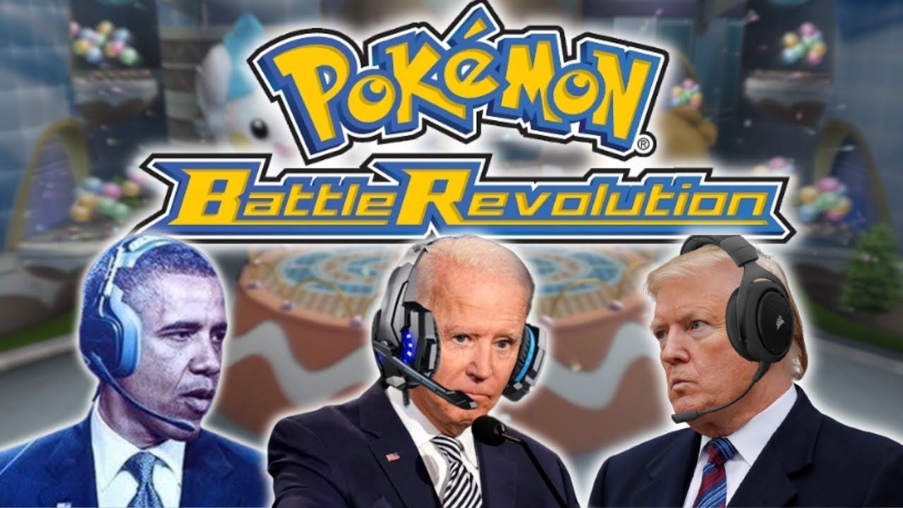 Президенты сражаются друг с другом в Pokemon Battle Revolution!
