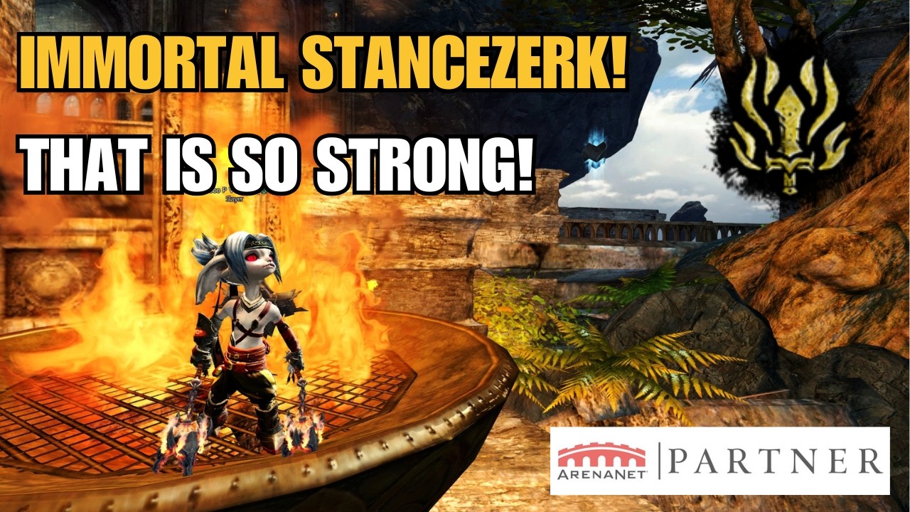 Guild Wars 2 &mdash; Берсерк PvP &mdash; Бессмертный билд берсерка &mdash; Доминирование в матче! Билд в конце видео!