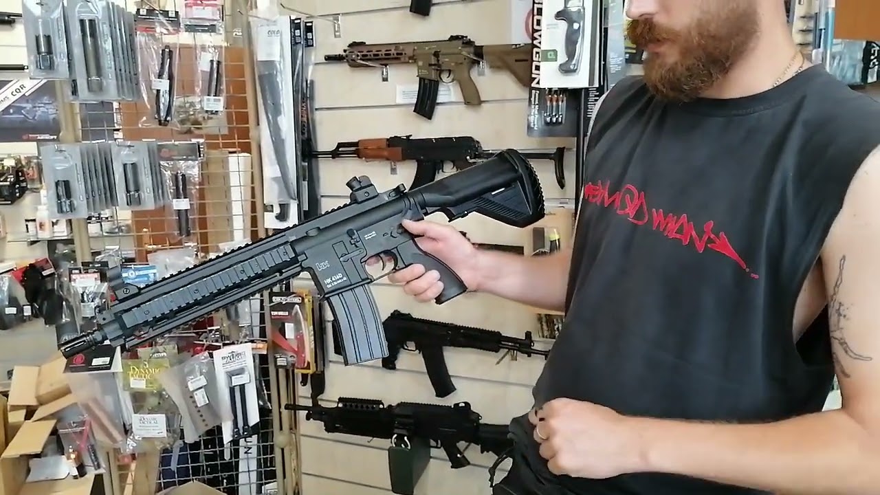Hristo airsoft Vlog: Heckler & Koch HK416 D & P30 airsoft springer replike (26.07.2022)