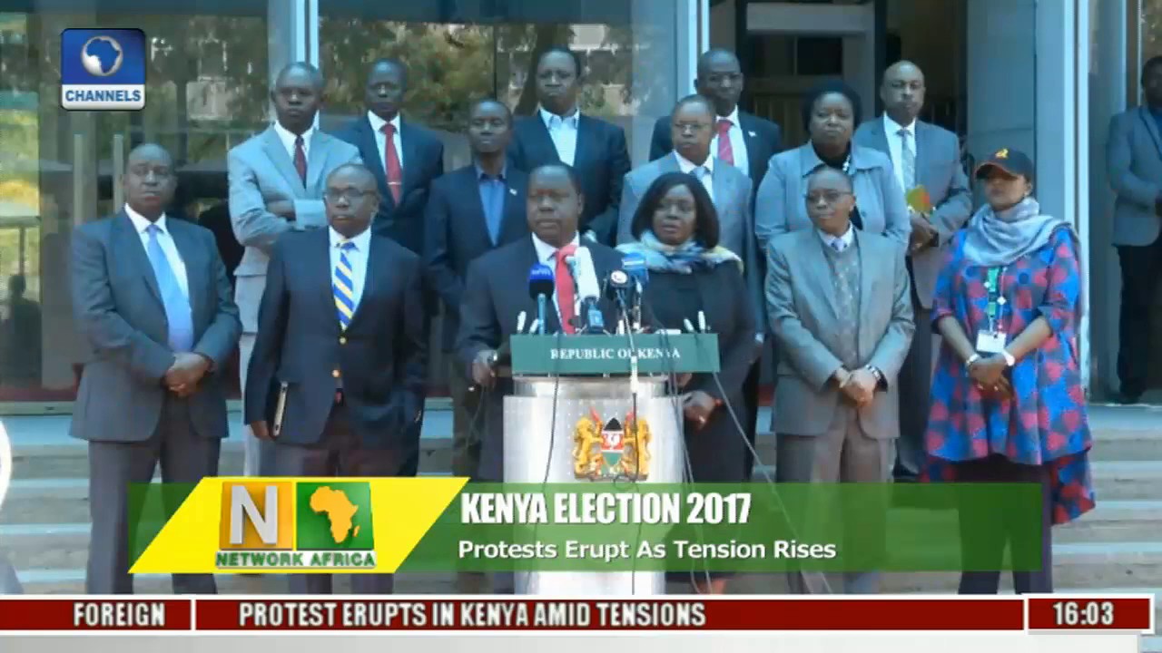 Kenya Election: Protests Erupts As Tension Rises