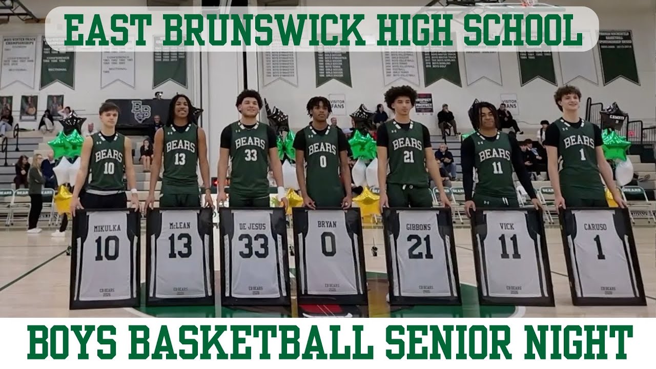 EBHS Boys Basketball Senior Night 2026