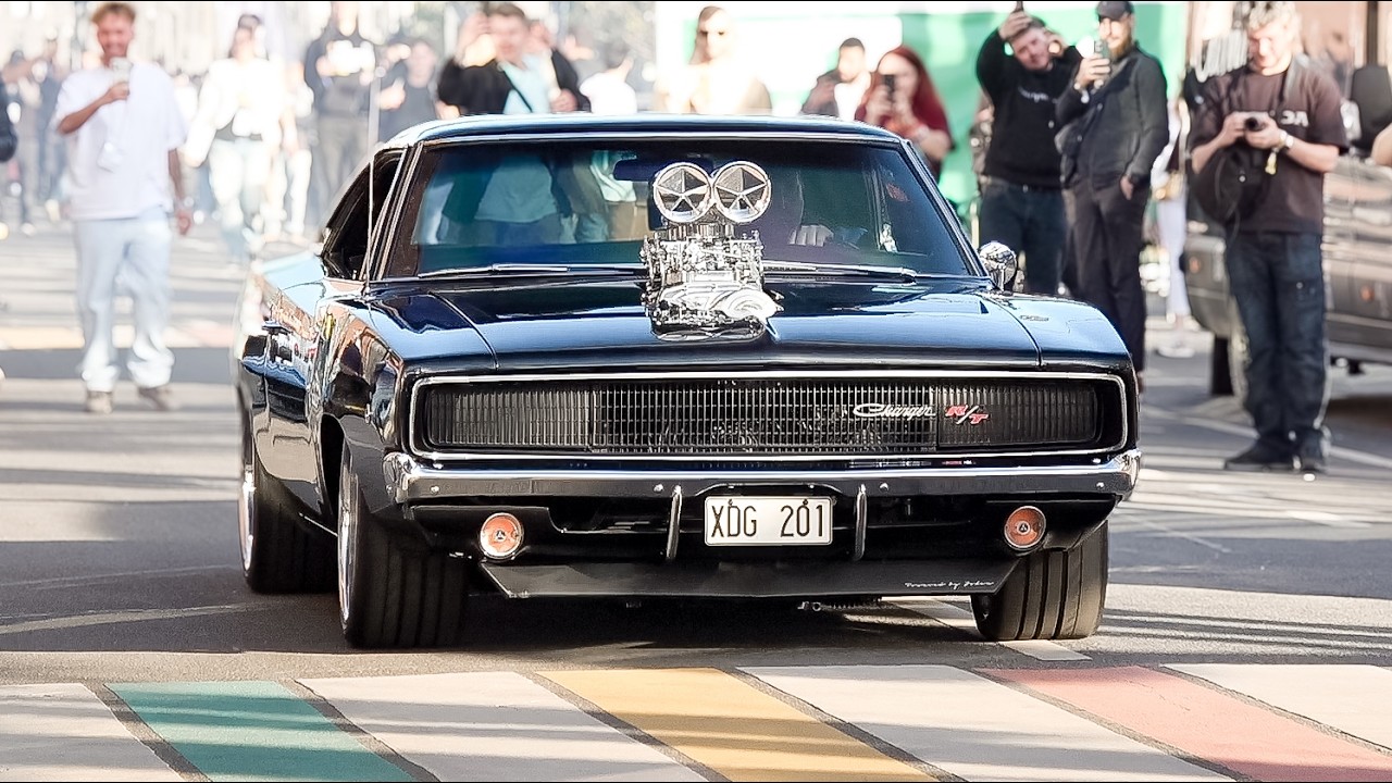 Cars leaving ULTRACE GERMANY 2026- Cresta Super Lucent, Liberty Walk Ferrari 360, 328 Kamm Coupe..
