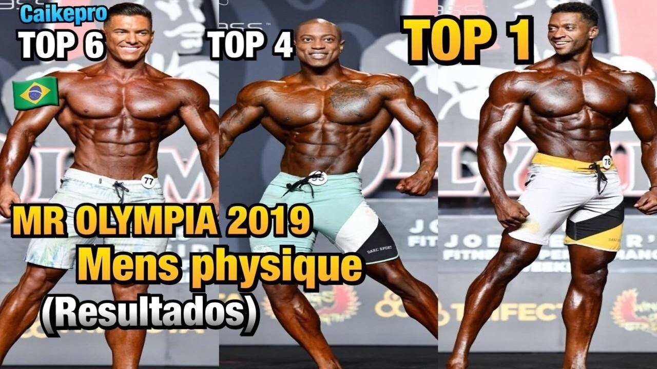 TOP 10 MR OLYMPIA  MENS PHYSIQUE 2019 (Results-Resultados)