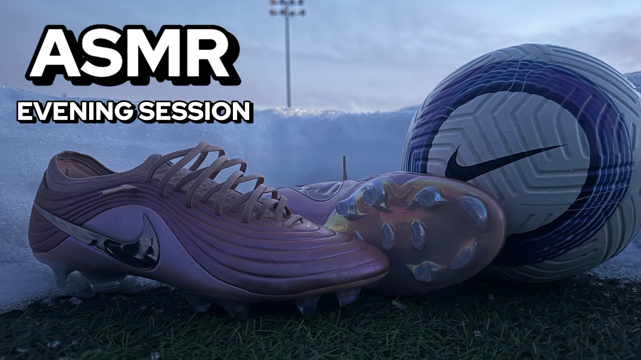 ASMR Evening Individual Training for Soccer || Nike Tiempo Maestro Elite FG