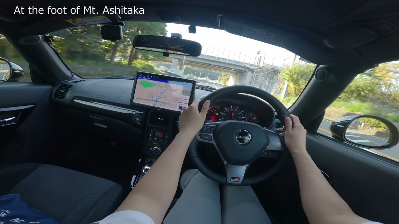 【Drive in Japan - POV】The foot of Mt.Ashitaka -TOYOTA Copen GR sports-