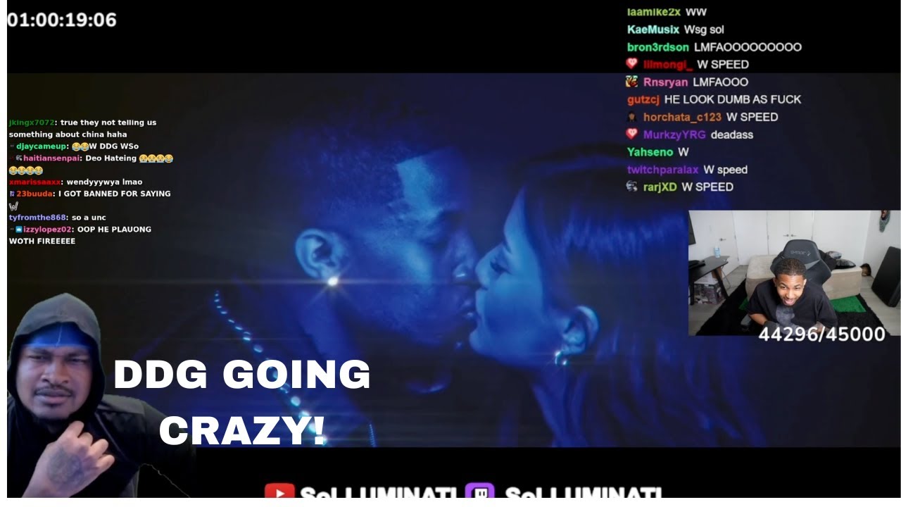 DDG reacts To SOLLUMINATI reacting to DDG's Music video (BEEF OVER?)
