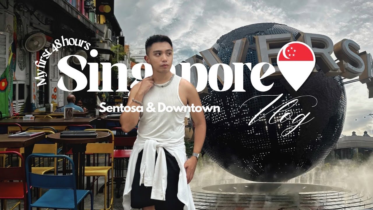 🇸🇬 Мои первые 48 часов в Сингапуре | Universal Studios, Skyline Luge, Lau Pa Sat и многое другое ...