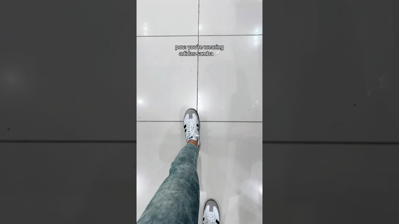 Adidas Samba // rating: comfort 3/5 looks 5/5 #foryou #fyp #adidassamba #adidas #sneakers #pov