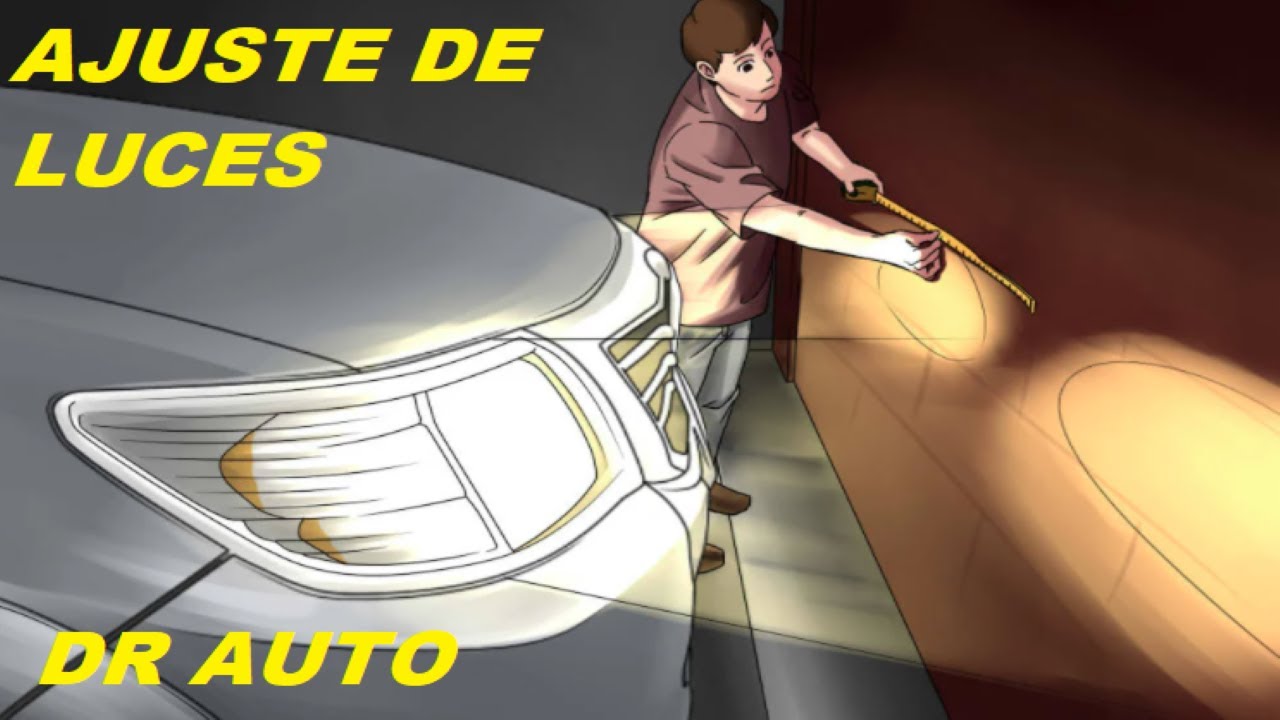 como ajustar las luces en un Subaru