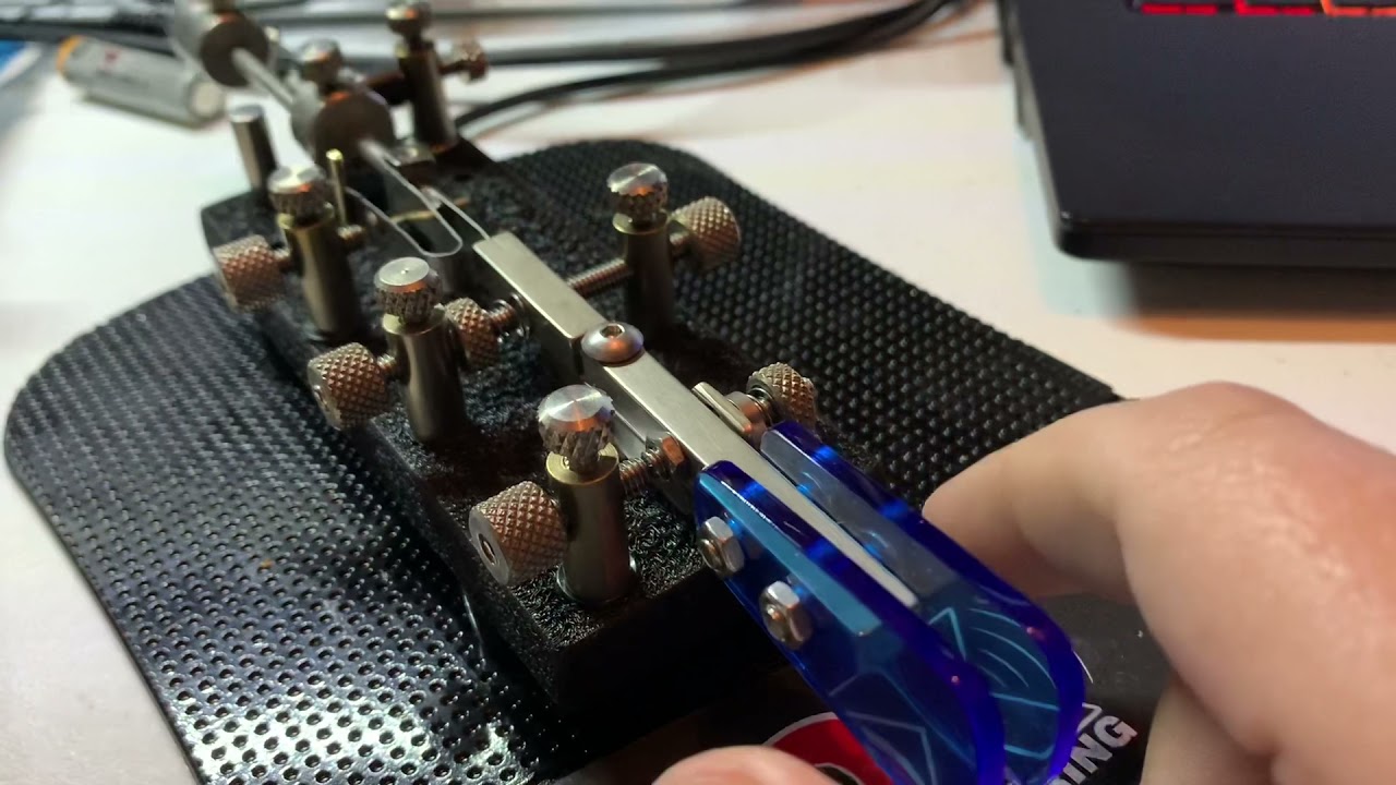 CW QSO using my KN4YB bug
