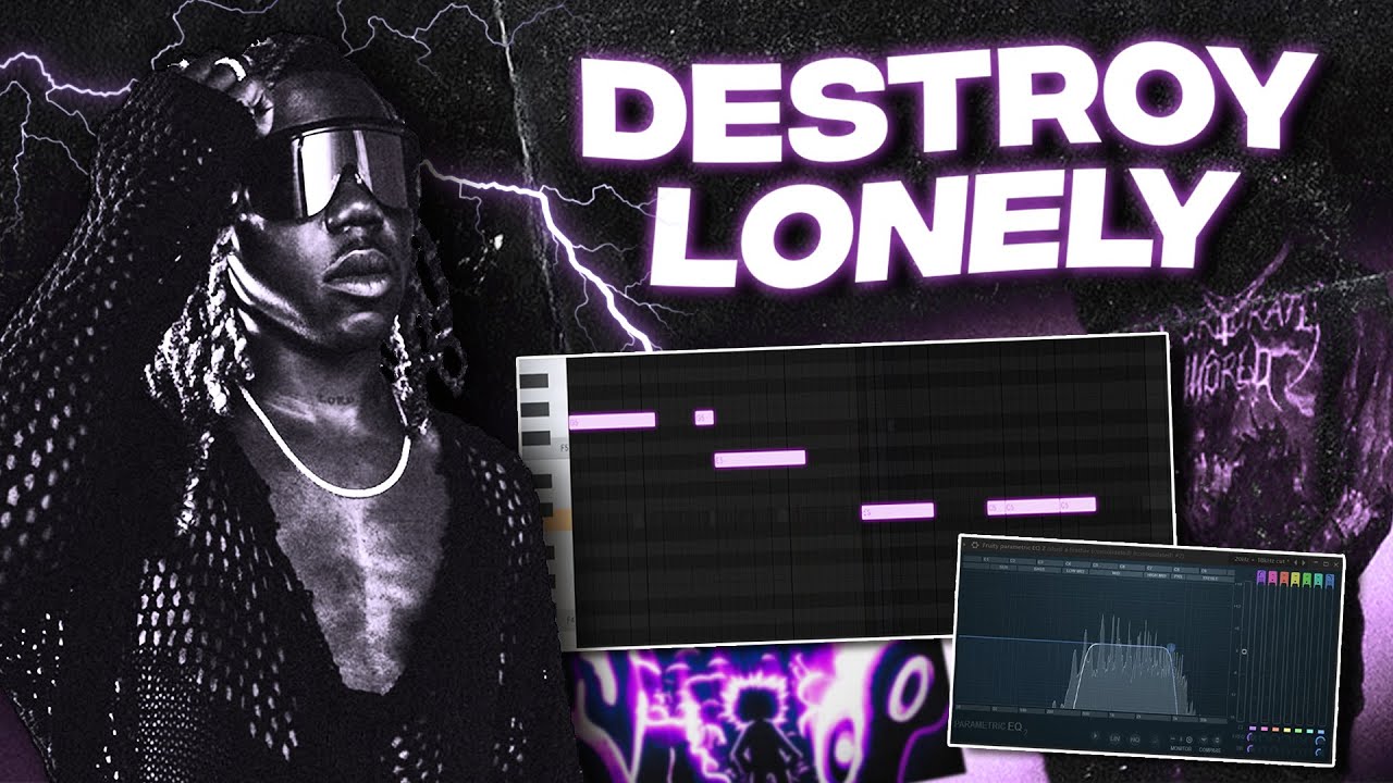 How to make SAMPLED Destroy Lonely Type Beats (Tutorial) | FL Studio 21