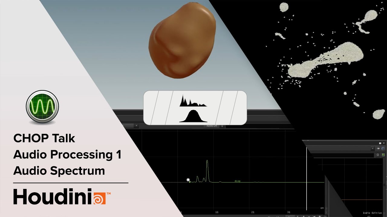 Houdini CHOP Talk 3 Audio Processing 1 - Audio Spectrum