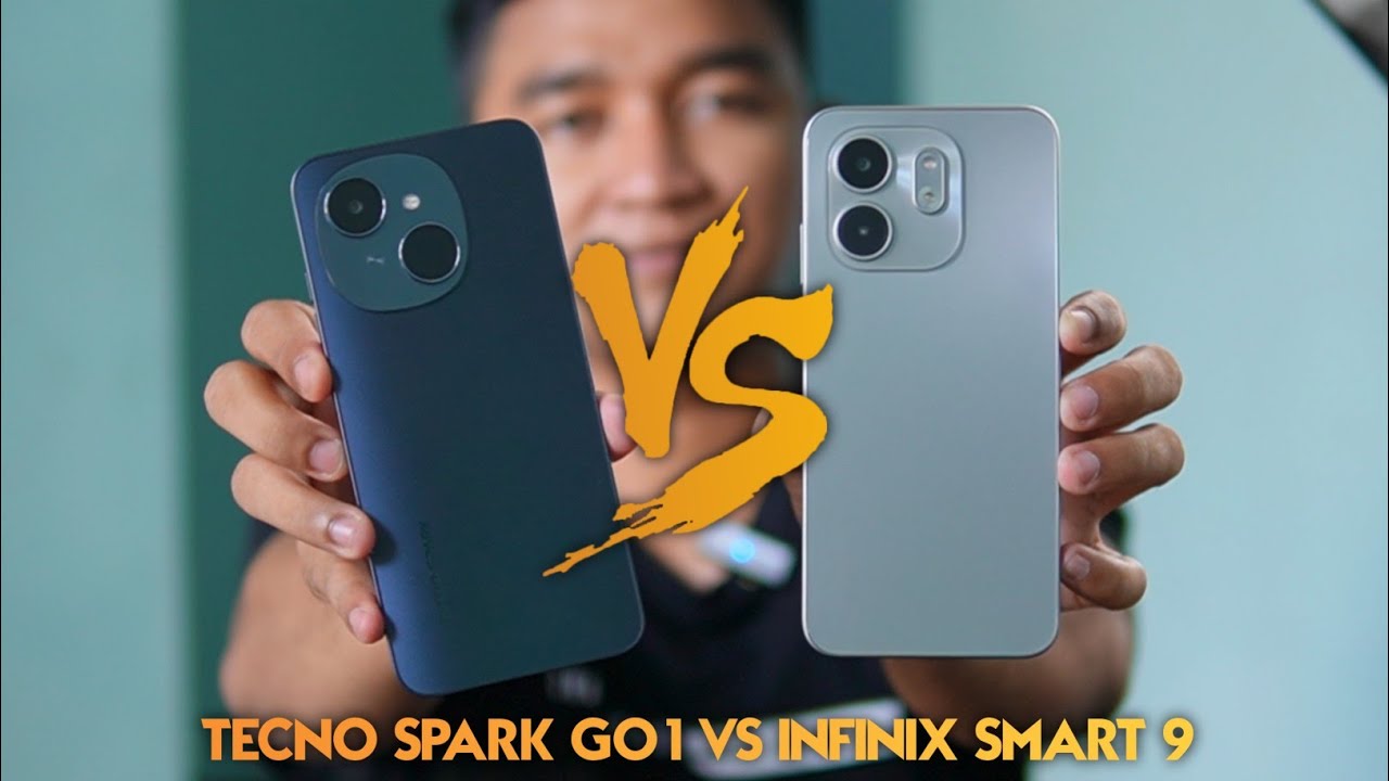 TECNO SPARK GO 1 VS INFINIX SMART 9 🔥 DUEL 1 JUTAAN TERBAIK