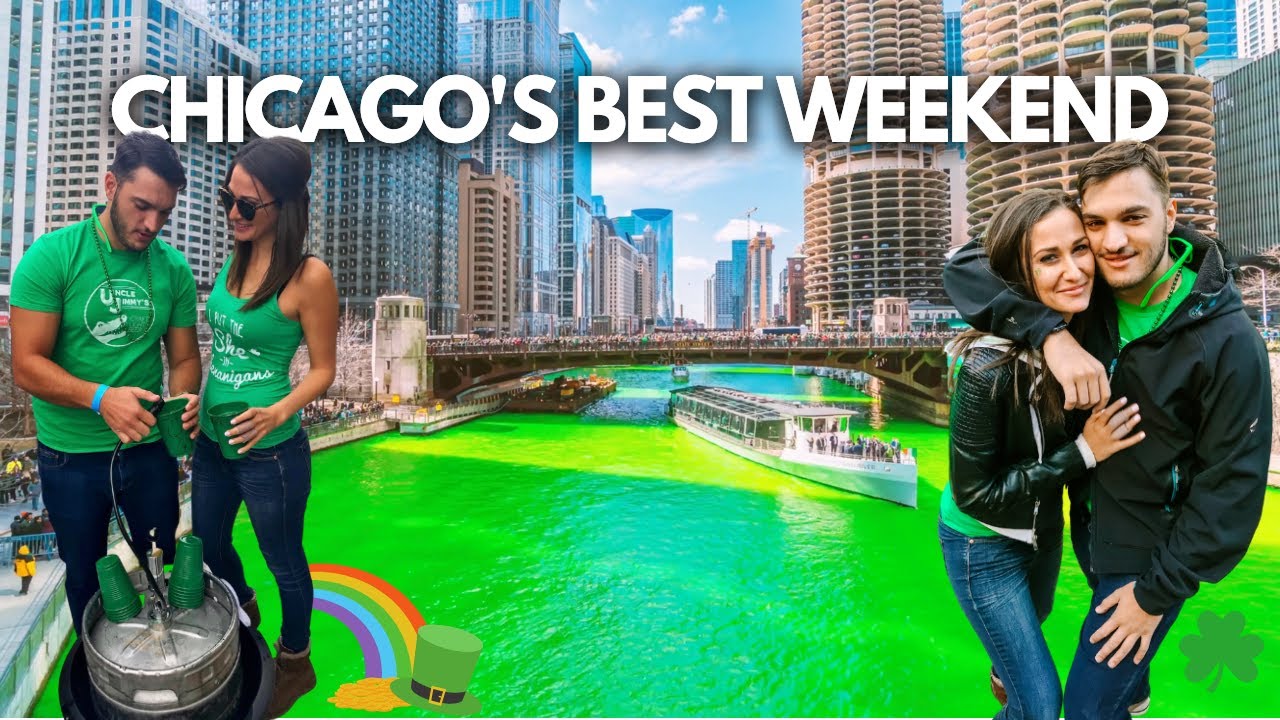 Celebrating St. Patrick's Day in Chicago! 🍀🎉