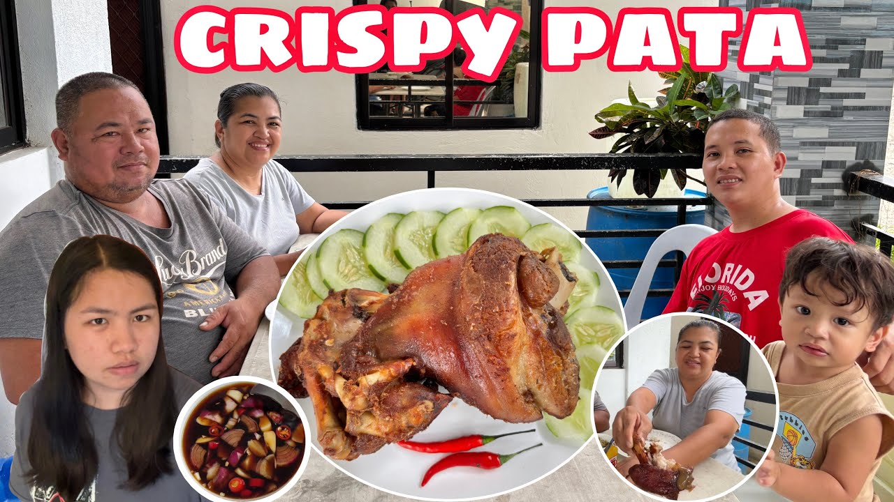 CRISPY PATA PARA SA PANANGHALIAN +  NANALBOS AKO NG GULAY SA LIKOD NG BAHAY
