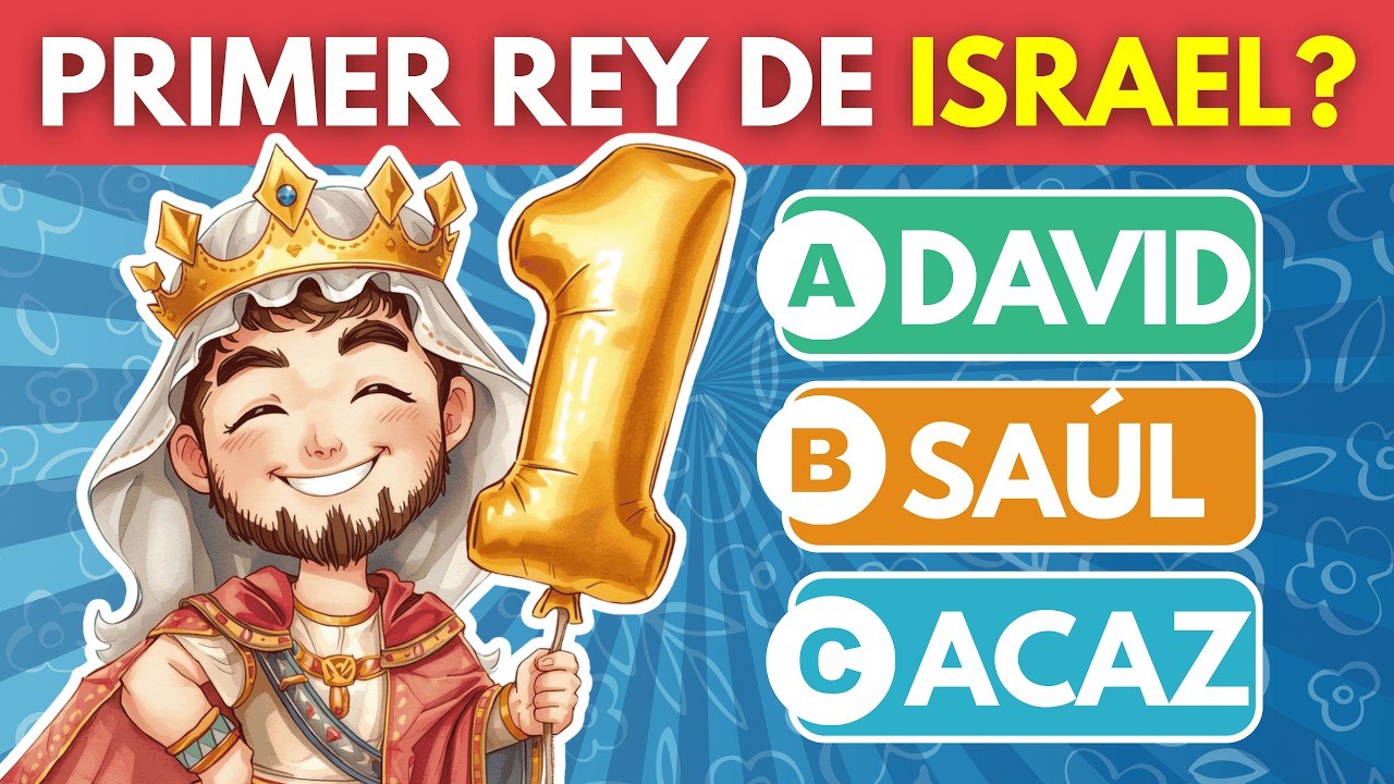 Quiz Bíblico de Reyes👑 | Preguntas y Respuestas | Trivia Bíblica | Bible Quiz en Español 📖🔥