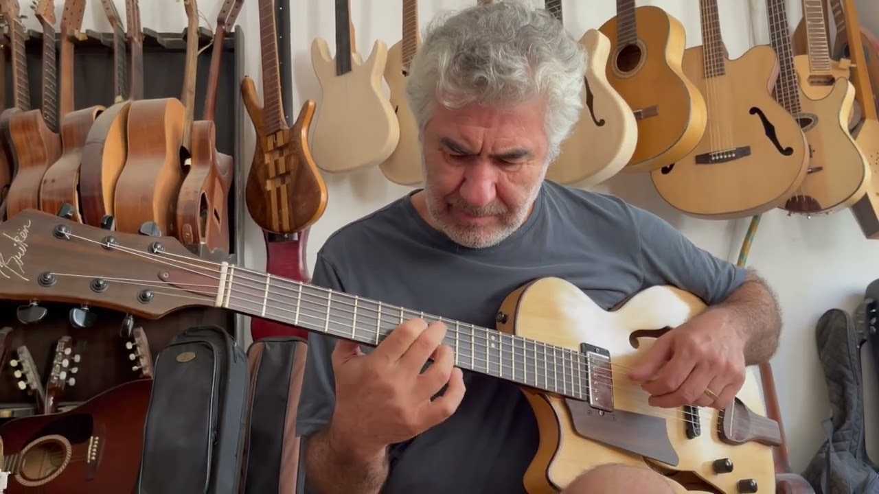 custom jazz guitar  Briken Guitars  guitarst  by Gokhan Elçin