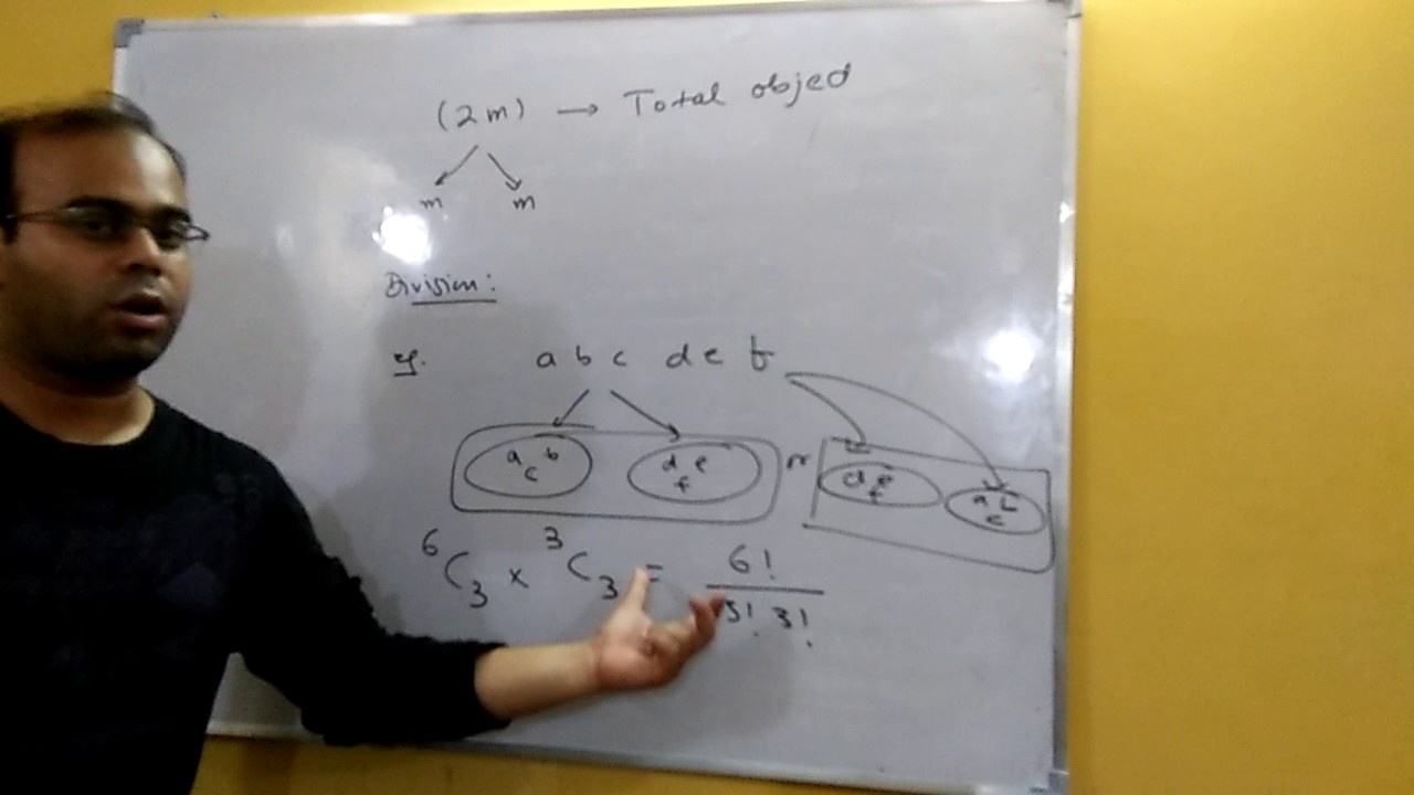 Division & Distribution of Non-Identical Objects into Groups !