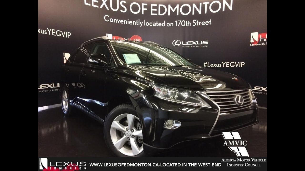 Used 2013 Black Lexus RX 350 AWD Premium Walkaround Review | Sylvan Lake Alberta