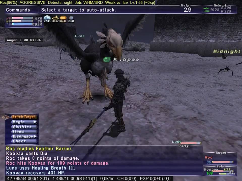 FFXI: Drg solo Roc (1/2)