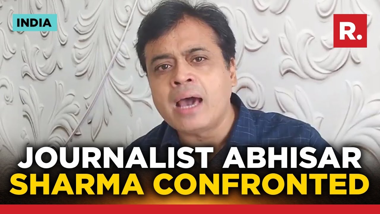 Republic confronts NewsClick's Abhisar Sharma on alleged Chinese funding