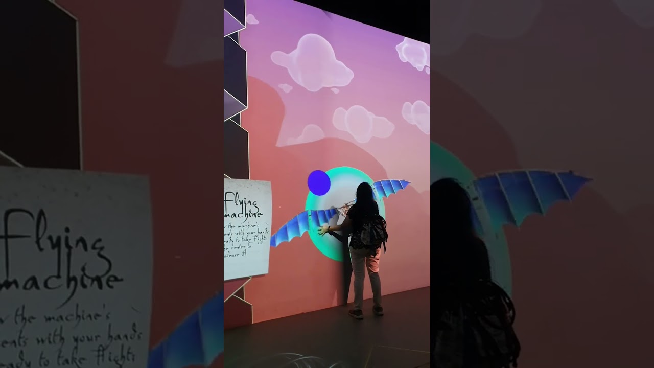 Da Vinci Genius Immersive show | #davinci #leonardo_da_vinci #immersive #interactive