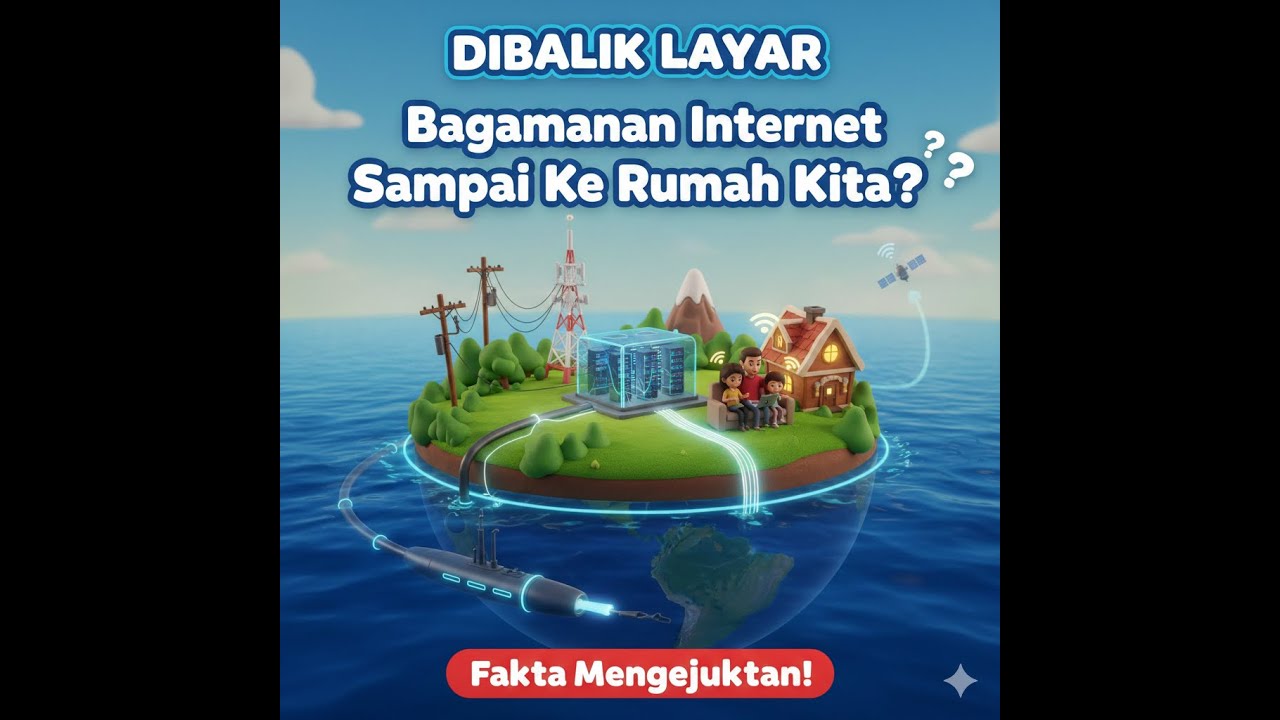 Proses Internet Sampai Ke Rumah Kita