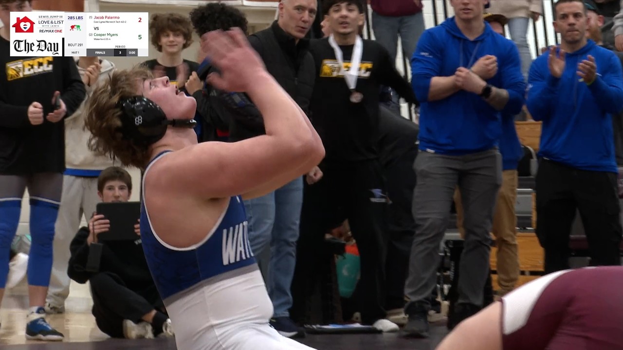 Myers over Palermo in the ECC 285-pound wrestling final