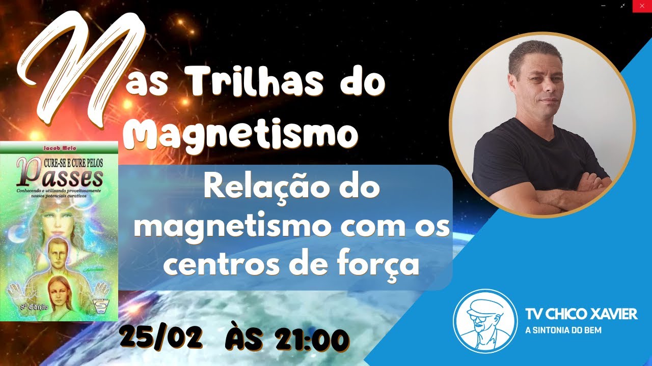 Relação do magnetismo com os centros de força - Heliandro Henrique ©TV Chico Xavier Brasil