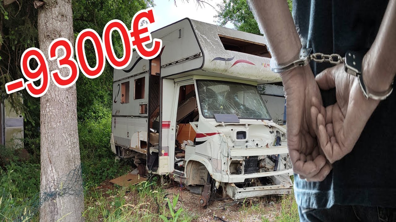 ARNAQUE 9300&euro; A LA POUBELLE!‼️ POUR CE CAMPING-CAR 😱 Et d&eacute;couverte sympathique..