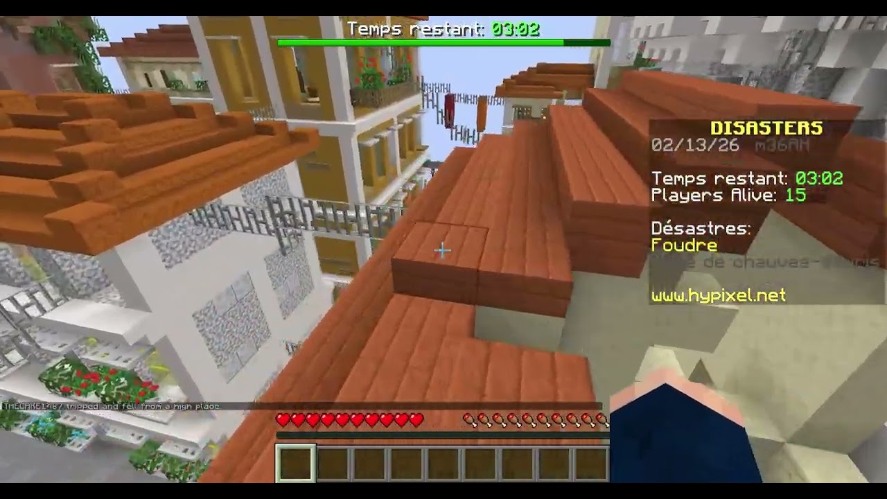 LE CHAOS SUR SE JEU (deseaster hypixel)