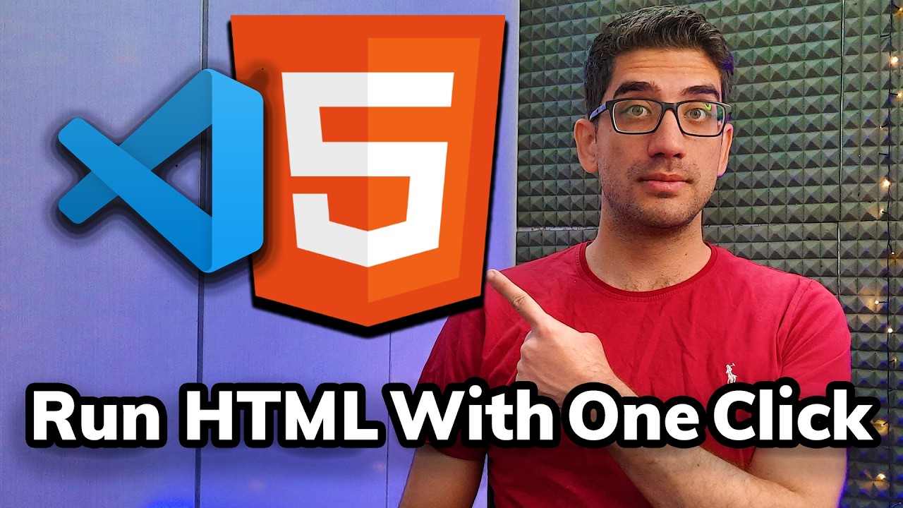 Как я запускаю HTML-код одним щелчком мыши в VS Code
