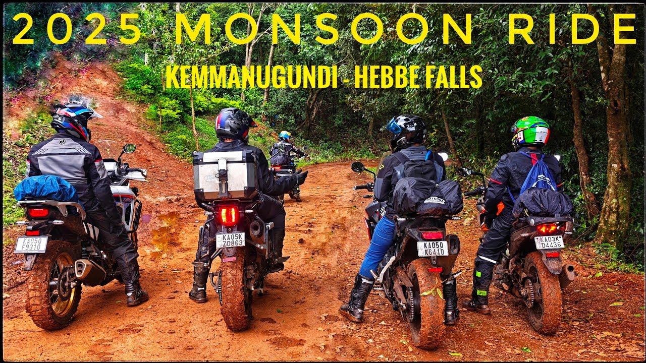 Tiger Reserve Adventure || 2025 Monsoon Ride || Kemmanugundi - Hebbe Falls ||