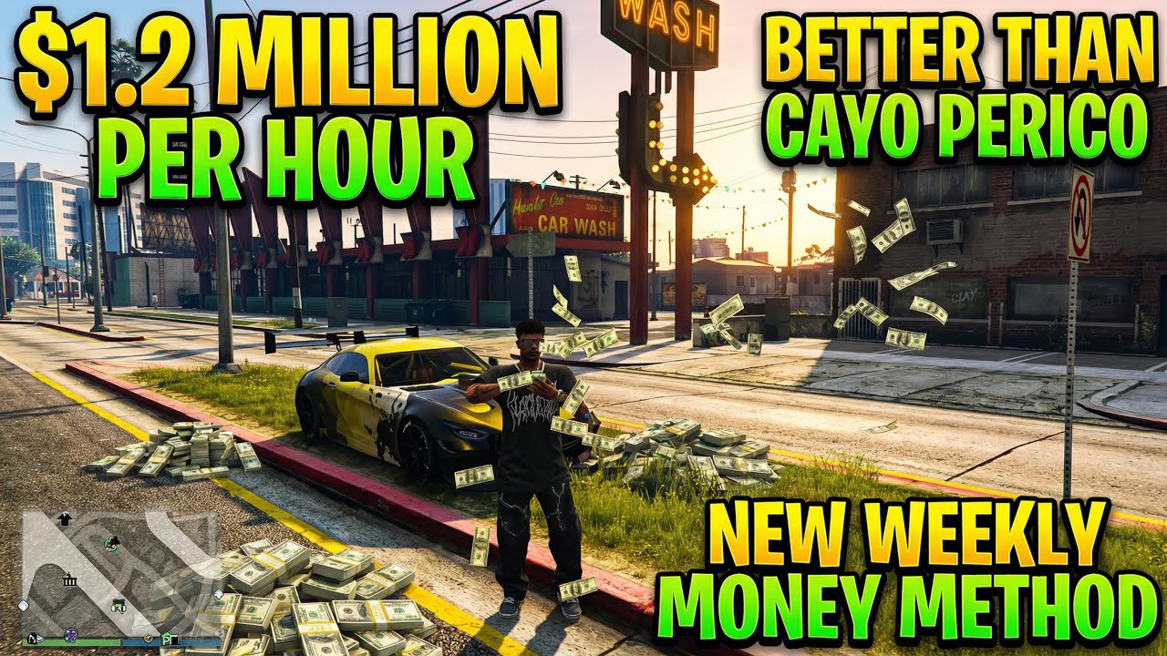 NEW WEEKLY GTA ONLINE Money Method 💰 $105k IN 4 MINUTES (Better Than Cayo Perico)