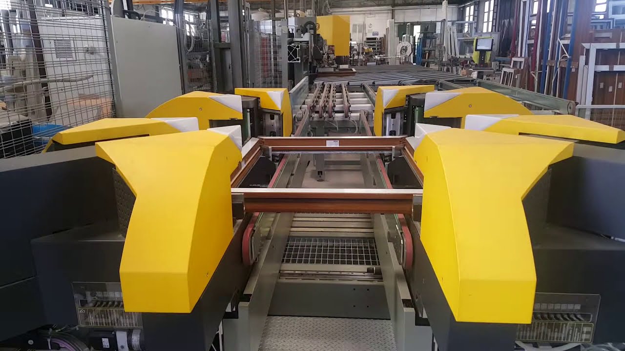 Linea automatica Produzione Infissi PVC 
