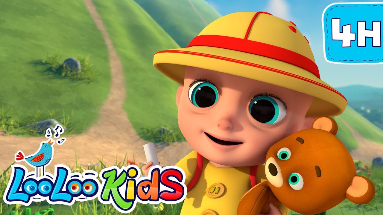 Adventure Awaits Over the Mountain - S2EP13 - 4 Hour Kids Songs - LooLoo Kids Songs for Kids