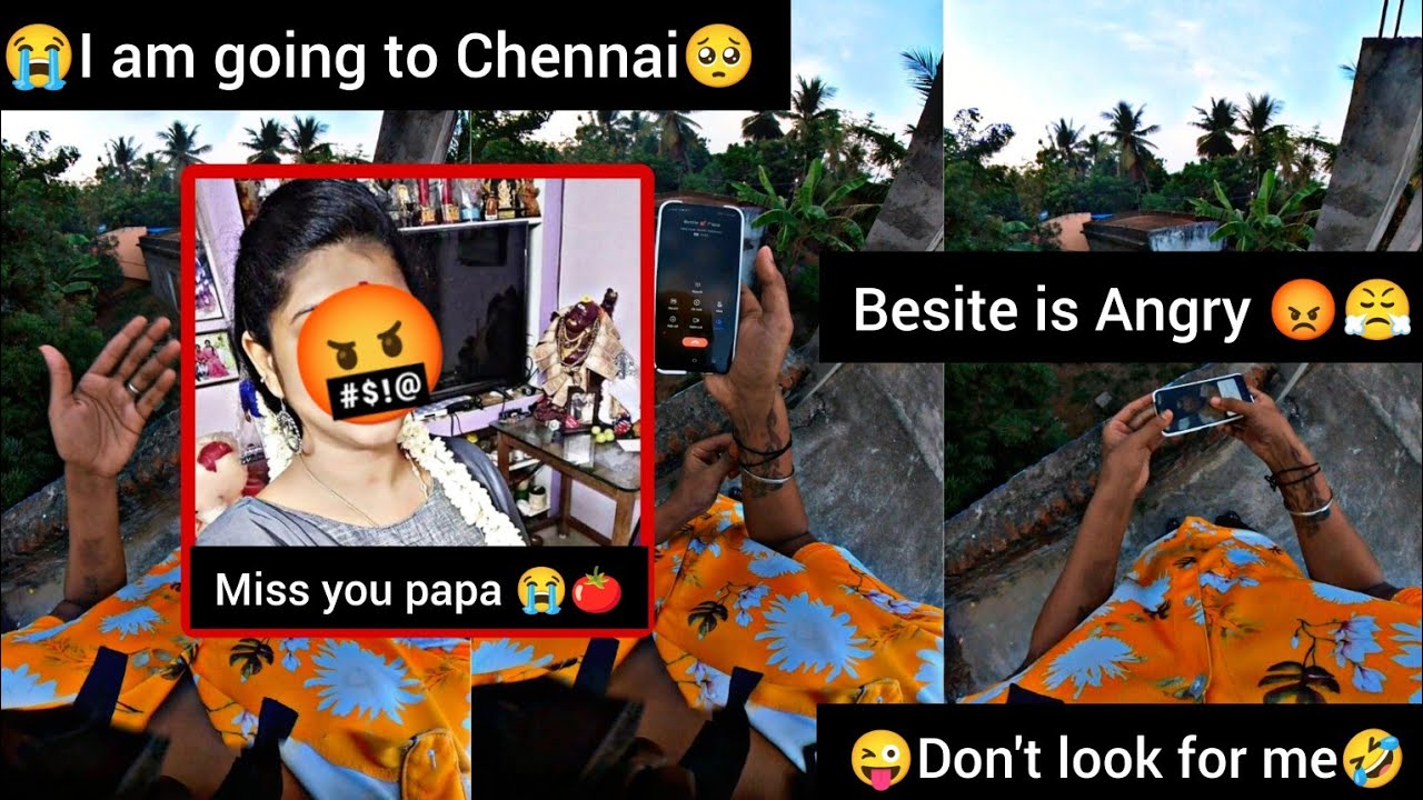 😭I am going to Chennai🥺 | Don't look for me😥 | miss you papa😞 | HTF
