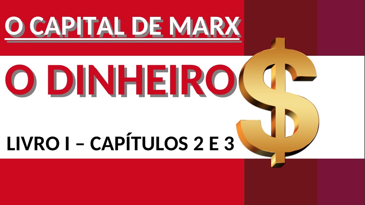 O DINHEIRO | O CAPITAL DE MARX: Livro I: Cap. 2 e 3  VID #6