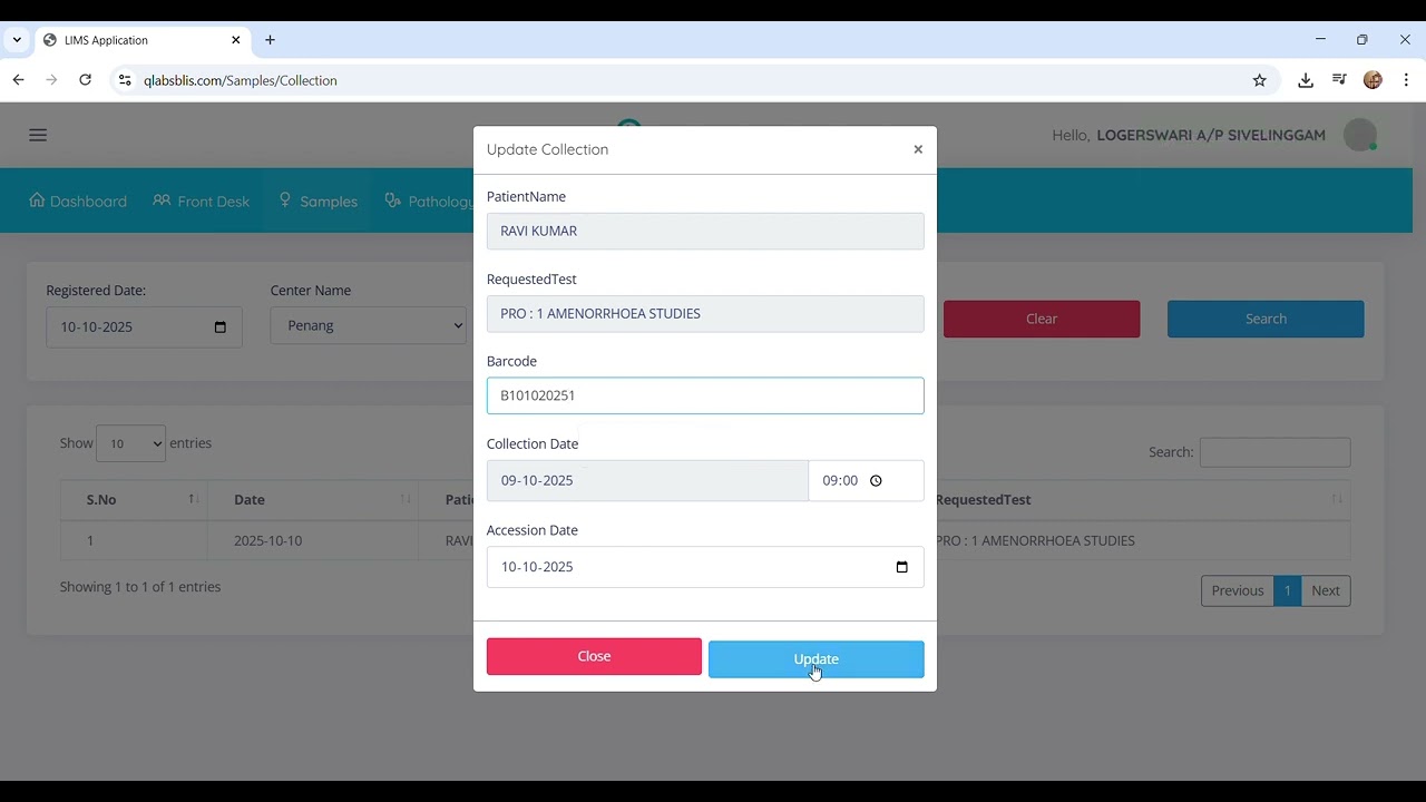 LIMS Demo