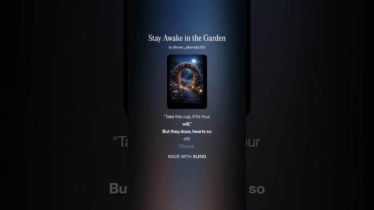 Stay Awake in the Garden